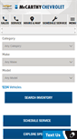 Mobile Screenshot of mccarthychevykc.com